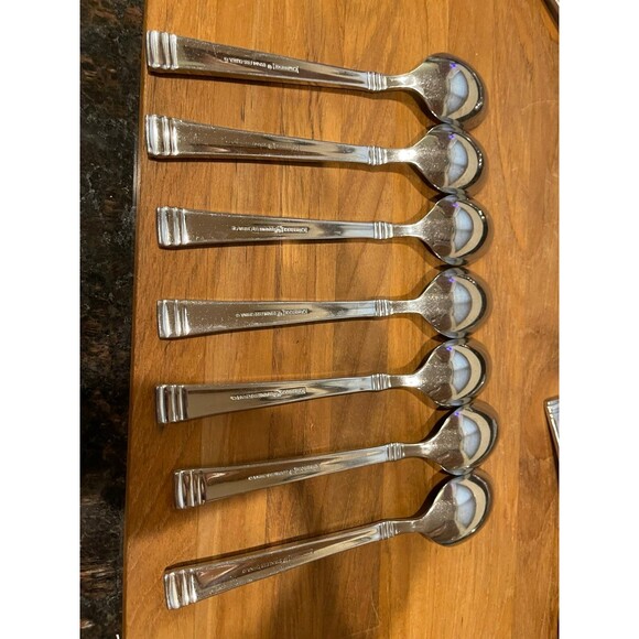 8 Cambridge Codie pattern Stainless steel Flatware spoons - Picture 5 of 5